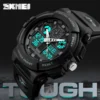SKMEI 1270 Men Digital Double Time Chronograph Watches 50M Watwrproof Week Display Wristwatches Relogio Masculino Sports Watch - Image 2