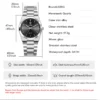 LIEBIG Luxury Movement Quartz Watches For Men Women Fashion Business Week Time Watch Waterproof Wristwatches Clock Reloj Hombre - Image 6