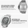 NIBOSI Luxury Man Wristwatch Waterproof Luminous Chronograph Watch for Man Men Square Silicone Quartz Watches Relogio Masculino - Image 5