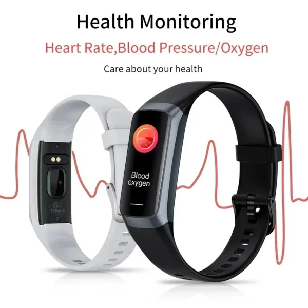 Xiaomi Amoled Smart Watch Men 2024 Smart Band Women Heart Rate Blood Smartwartch Waterproof Smart Bracelet Sport Fitness Tracker - Image 2