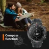 New Military Sports Smart Watch Men 1.77"Compass LED Flashlight 600mAh IP68 Waterproof Bluetooth Call Smartwatch For Android ios - Image 3