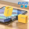120W PD USB Charger Fast Charging Type C Mobile Phone Adapter For iPhone 15 Pro Samsung Quick Charge 3.0 EU/US Plug Wall Charger - Image 5