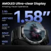 HAYLOU Solar 5 Voice Calling Smartwatch 1.58'' AMOLED Display 60Hz Smart Watch 24H Health Monitoring Sports Smartwatch for Men - Image 3