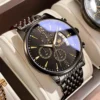 OLEVS Men's Watch Waterproof Luminous Wrist Watch Quartz Stainless Steel Watch for Men Pilot Top Brand Male Watches - Image 4