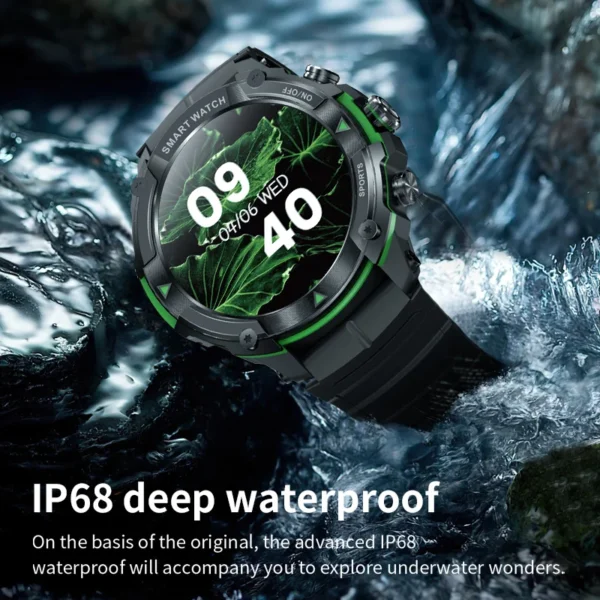 MASX MOSS Ⅱ smart watch 1.43'' AMOLED Display 420mAH bluetooth call Military-grade Toughness Waterproof Sport watch men - Image 2