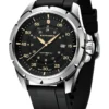 SAPPHERO Luxury Watches for Men 50M Waterproof Silicone Strap Stainless Steel Quartz Clock Sport Casual Wristwatch