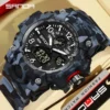 SANDA 3358Outdoor Electron Male Wristwatch Display Quartz Men Clock Sports Military Mens Watch Camouflage LED Digital Watch - Image 2