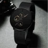 2024 Mens Luxury Watches for Men Business Casual Ultra Thin Clock Male Stainless Steel Mesh Belt Quartz Watch relogio masculino - Image 4