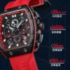 Luxury Watch Mens Fashion Brand Mark Fairwhale Sports Silicone Strap Clock Tonneau Chronograph Quartz Wristwatch Boy Dropshiping - Image 4