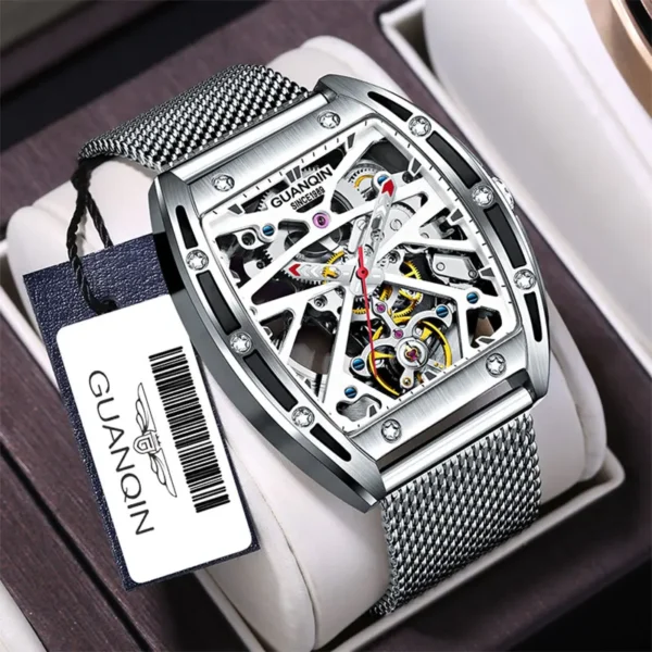 GUANQIN Men's Watches 2023 Top Brand Luxury Men Mechanical Wristwatches Automatic Watch For Men Waterproof Clock Montre Homme - Image 5