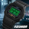 SKMEI 1628 Fashion Retro Male Watches reloj hombre Multifunctional Digital Sport Watch Men 2 Time Count Down Mens Wristwatches - Image 2