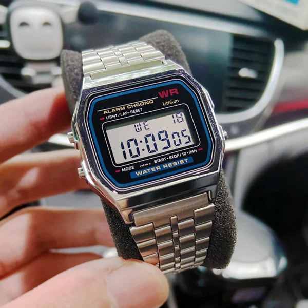 Luxury Men Stainless Steel Digital Military Armys Sport Led Waterproof Wrist Watch Clock Fashion Chronograph Wristwatch Relogio - Image 2