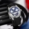 OBLVLO Original Creative Big Jorke Dial Automatic Self-winding Watch Fashion Rubber Strap Mechanical Sport Watches For Men JM-JK