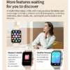 2024 New For Xiaomi Women Smart Watch Ultra-thin AMOLED Bluetooth Call Display Always Show Time Heart Rate Women Smart Watch - Image 5