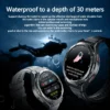 New Outdoor GPS Bluetooth Call Music Player 3ATM Waterproof Fitness Sports Watch 1.43-inch AMOLED HD Round Screen Smart Watch - Image 4