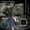 2024 For Xiaomi Outdoor Military Flashlight GPS Smart Watch Man AMOLED HD Screen Heart Rate BT Call 5ATM Waterproof Smartwatches - Image 3
