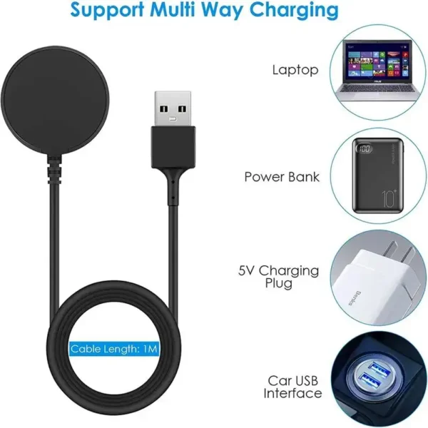 Magnetic Charger For Samsung Galaxy Watch 6 5 Pro Fast Charging USB Charging Dock For Samsung Watch 5 4 3 2 1 Universal Charging - Image 4