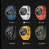 SMAEL Men Digital Watch Waterproof Stopwatch Hourly Alarm Clock Silicon Tape Military Sport Junior Student Electronic Wristwatch - Image 6