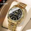 BINBOND B7012 Mens Fashion Business Sports Quartz Watch 30M Waterproof Luminous Classic Calendar Creative Clock Mens Wristwatch - Image 2