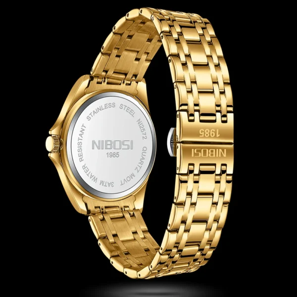 2023 NIBOSI Top Brand Quartz Watch Men Waterproof Sport Military Wristwatch Men Business Stainless Steel Male Clock Reloj Hombre - Image 2