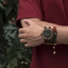 BOBO BIRD Couple Wooden Watch Luxury Brand Wood Timepieces Week Date Display Quartz Watches for Men Women Customized Family Gift - Image 4