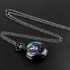 Joker Themed Glass Dome Quartz Pocket Watch Classic Arabic Numeral Dial with Durable Chain for Men Creative Gifts - Image 4