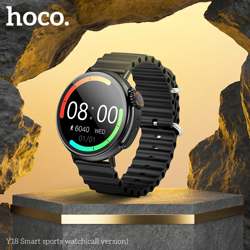 HOCO Multifunctional Smart Watch Men Women Bluetooth Connected Phone Music Fitness Sports Bracelet Sleep Monitor Call Version - Image 6