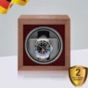 TIMECARE Watch Winder Wood Box High-End 1 Slot Automatic Watches Box with Mabuchi Moto