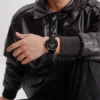 NAVIFORCE Men Watch Waterproof Genuine Leather Strap Military Sport 1/10 Second Chronograph Date Quartz Wristwatch Reloj Hombre - Image 4