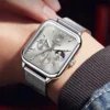OLEVS Watch For Men Top Brand Luxury Luminous Square Men's Casual Sports Watches Fashion Waterproof Chronograph Reloj Hombre - Image 2