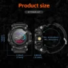 LOKMAT 1.32 Inch HD Bluetooth Call Smart Watch Men Sports Fitness Tracker compass 300mAh Smartwatch For Android IOS - Image 2