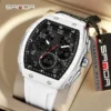 Men Sports Digital Wrist Watches For Male Clock Dual Display Man Tonneau Watches Chronograph Luminous Silicone Band Dropship - Image 3