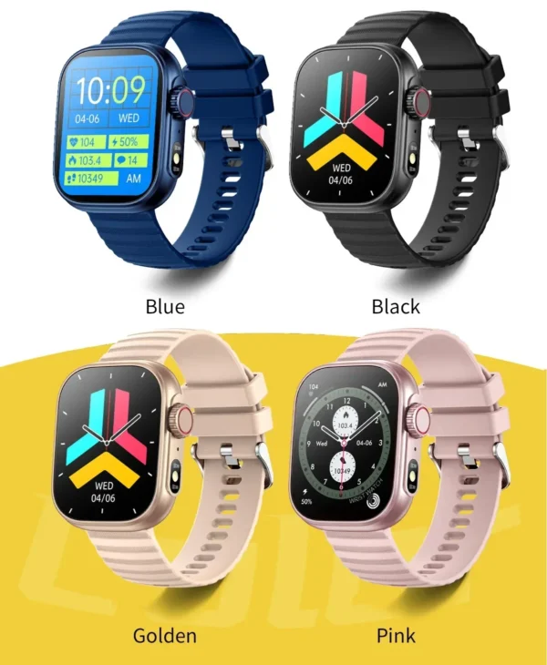 Xiaomi Call Smart Watch Women Custom Dial Smartwatch Waterproof Body Temperature Watches Full Touch Clock For Android IOS - Image 6