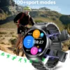 2024 New For HUAWEI Xiaomi Smart Watch With Earbuds TWS Bluetooth 2 in 1 Earphone Heart Rate Blood Pressure Monitor Sports Watch - Image 5