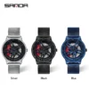 Rotating Dial Waterproof Car Wheel Watch Men Quartz Sport Steel Clock Creative Rim Hub Wheel Wristwatch Relogio Masculine - Image 5