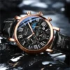 CHENXI 973 Multi-function Business Moon Phase Date Waterproof Rome Analog Imported Men Wristwatch Dial Quartz Leather Watches - Image 6