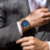 POEDAGAR Men Quartz Watch Luxury Sports Waterproof Chronograph Luminous Date Man Wristwatch Business Leather Men's Watches Clock - Image 5