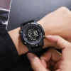 SKMEI 1762 Mens Digital Movement LED Light Countdown Wristwatch Clock relogio masculino 10Bar Waterproof Swimming Sport Watches - Image 3