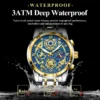 POEDAGAR Luxury High Quality Man Watch Waterproof Luminous Chronograph Date Men Watch Stainless Steel Quartz Men's Watches Reloj - Image 3