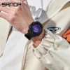 SANDA 2145 Brand Men Watches Sports Pedometer Calories 50M Waterproof LED Digital Watch Military Wristwatch Relogio Masculino - Image 5