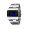 Digital Mens Watches Black Stainless Steel Bracelet Men Electronic Wrist Watches Jewelry Gift - Image 4
