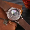 UTHAI BK149 Antique Bronze Colorful Skull Head Retro Men's Watch Casual Fashion Cool Calendar Waterproof Quartz Watch - Image 3