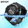 SANDA 2018 Men Military Sports Watch Woman LED Digital electronic Luminous Watch Waterproof Men's Ms Watch Relogio Masculino - Image 2