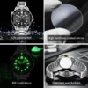 OPK Men's Watches Classic Fashion Pilot Style Original Quartz Watch for Man Waterproof Luminous Stainless Steel Date - Image 6