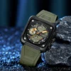 CURREN Top Brand Men's Watches Luxury Square Quartz Wrist Watch Original Waterproof Luminous Chronograph Watch for Men Relogio - Image 4