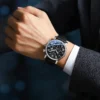 CHENXI 973 Multi-function Business Moon Phase Date Waterproof Rome Analog Imported Men Wristwatch Dial Quartz Leather Watches - Image 4