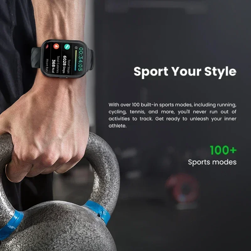 Global Version Black Shark GT Neo Smart Watch 2.02'' Large Display spO2 Monitor IP68 Waterproof Smartwatch 100+ Sport Mode - Image 5