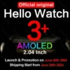 2024 New Genuine Hello Watch 3 Plus Smartwatch 49mm AMOLED 4G ROM NFC Compass Clock Bluetooth Call Sports Smart Watch Men Women - Image 2