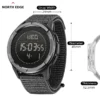 NORTH EDGE Men's Digital Carbon Fiber Watch Shock Militray Sports Super Light Outdoor Fun Compass Waterproof 50m Wristwatches - Image 4