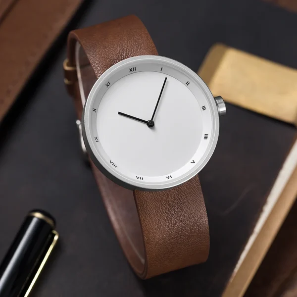 YAZOLE Watches Mens Minimalist Style Simple Fashion Quartz Wristwatches PU Strap Waterproof Student Clock Relogios Masculino - Image 3